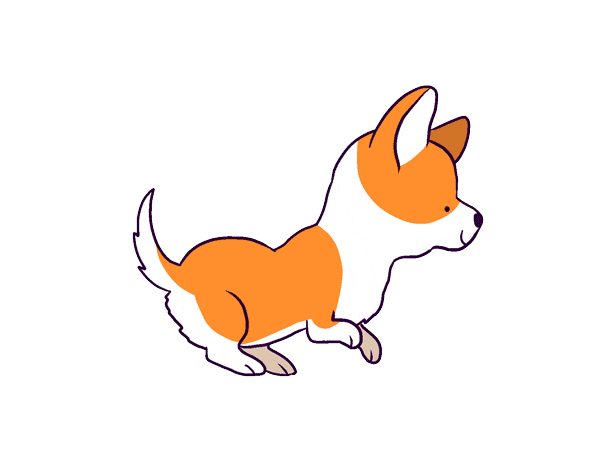Corgi Cartoon Transparent / 1,572 corgi cartoons on gograph. - Lainey Love